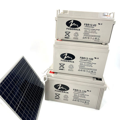 batterie profonde de cycle de 330x171x214mm Gray Solar Lead Acid Battery pour le système solaire