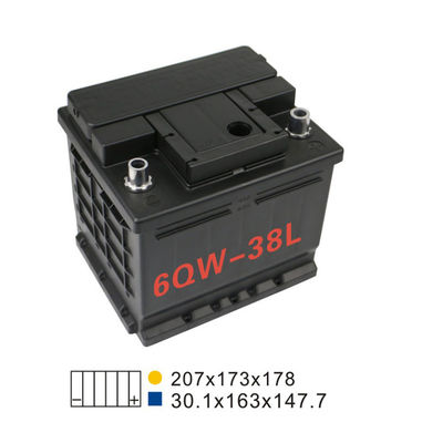 Batterie d'acide de plomb de démarreur de voiture de la batterie de voiture de SMF 330A 12V 12V36AH 6 Qw 38L