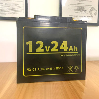 IP65 3000 chronomètre la batterie au lithium de 12v24ah Lifepo4 FOBERRIA