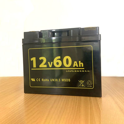 Batterie rechargeable de polymère de lithium de batterie de phosphate de fer de lithium de M5 12v60ah Lifepo4