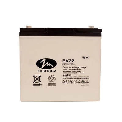 À la batterie acide sulfurique d'électro tricycle des batteries au plomb EV22 de 12v 55ah EV