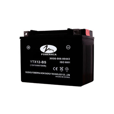 Petite batterie de moto de cellules de gel de la moto YTX12-BS de la batterie 12v