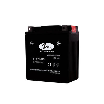 Batterie sèche d'acide de plomb de moto la plus légère de la pile 12V7ah de la batterie YTX7L de moto