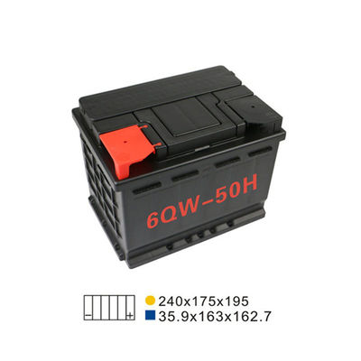 Batterie des véhicules à moteur exempte d'entretien de voiture de 50AH 20HR 6 Qw 50H de début de batterie d'acide de plomb d'arrêt